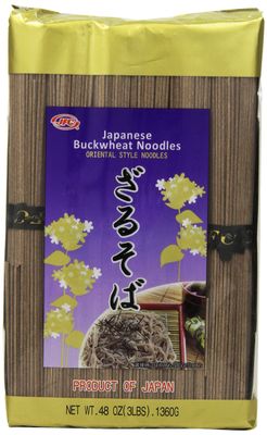 J-BASKET International Zarusoba Noodle, 3 Pound (Pack of 6)