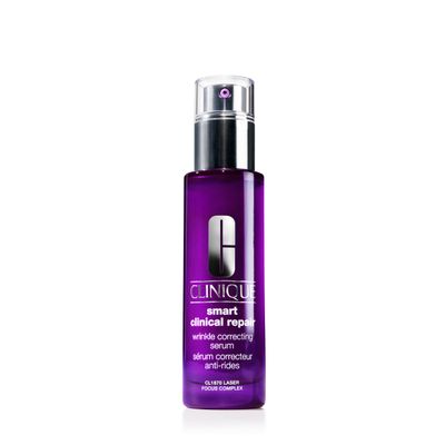 Clinique Smart Clinical Repair Wrinkle Correcting Face Serum With Hyaluronic Acid, Peptides Advanced Retinoid Serum | Anti-Aging Hydrating, 1.7 Fl Oz