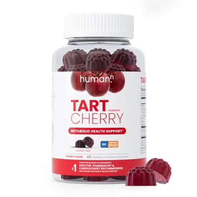 HumanN Tart Cherry Gummies - Uric Acid, Immunity, Inflammation &amp; Metabolic Health Support - NSF Certified Sport, Powerful Antioxidant &amp; Non-GMO - from Maker of SuperBeets - 60 Sugar-Free Vegan Gummy