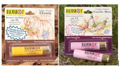 BALMSHOT Lip Balm Two Pack of Classic &amp; Pure Pink