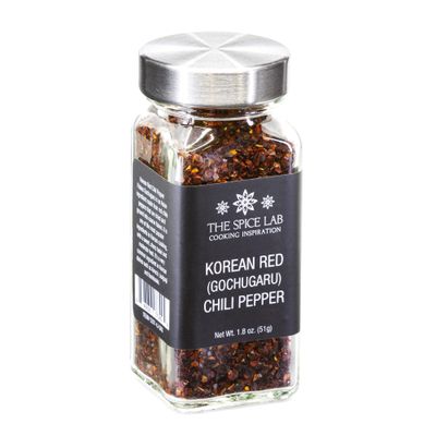 The Spice Lab Gochugaru Korean Red Pepper Flakes - Authentic Chili Flakes For Korean Favorites Like Kimchi &amp; Stir-Fries, Elevate Your Asian Cuisine with Premium Kosher, Gluten-Free Red Pepper Flakes
