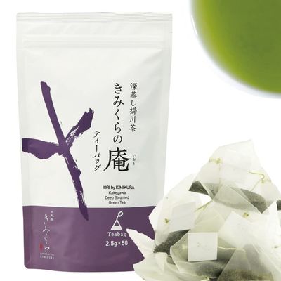 Premium Fukamushicha Sencha Green Tea 2.5gx50Teabags for cup from Kakegawa, JAPAN | IORI by KIMIKURA | Japanese Tea KIMIKURA