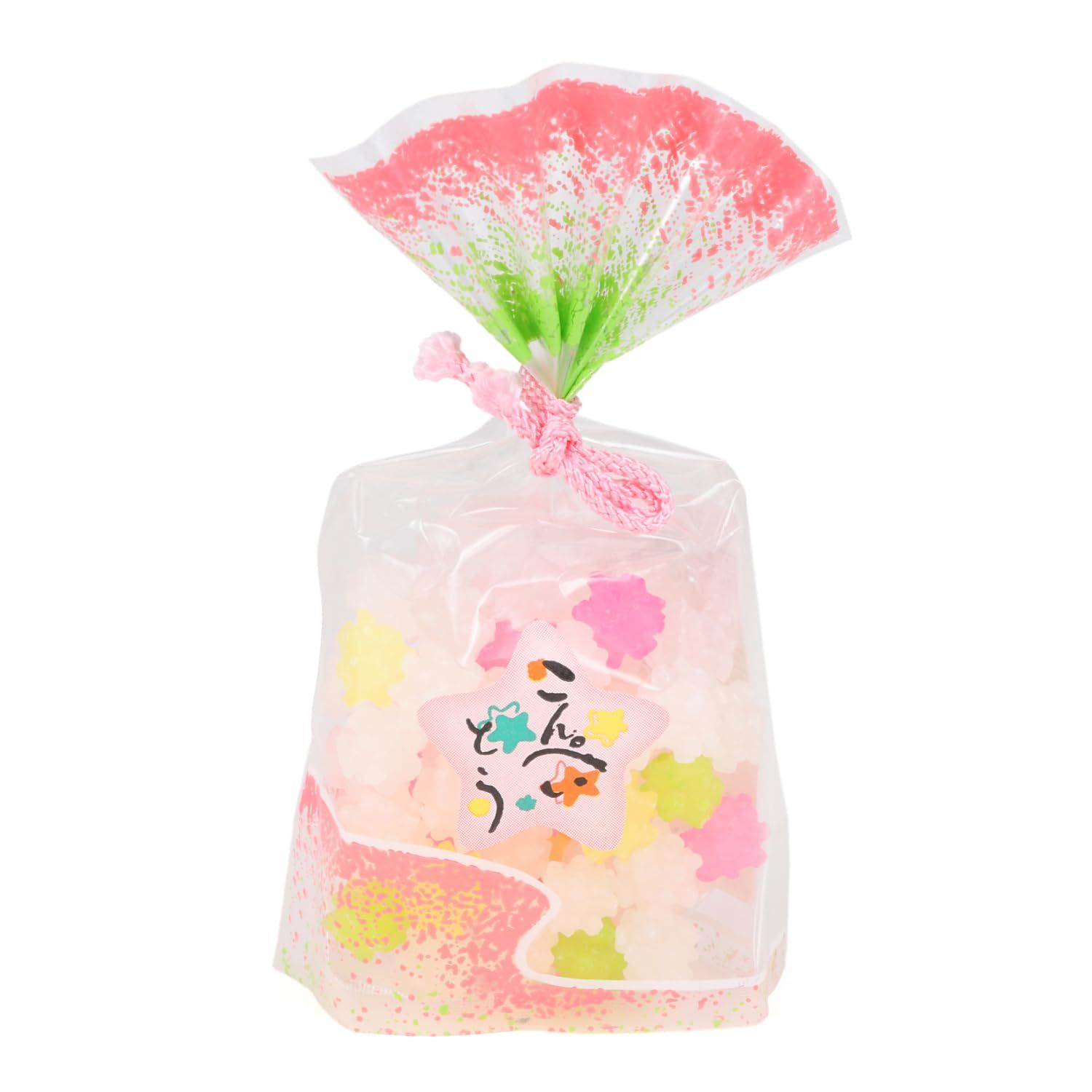 Japanese snacks Kinchaku Pouch Konpeito Star Candy (Middle)