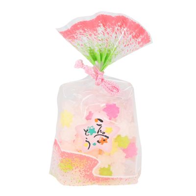 Japanese snacks Kinchaku Pouch Konpeito Star Candy (Middle)