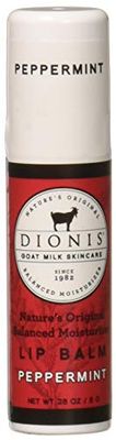 Dionis Goat Milk Skincare Lip Balm (Peppermint, 0.28 oz)