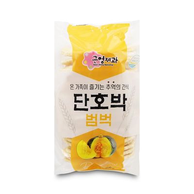 LENITH GY Korean Original Sweet Pumpkin Chips 100g Korean Popped Rice Cakes