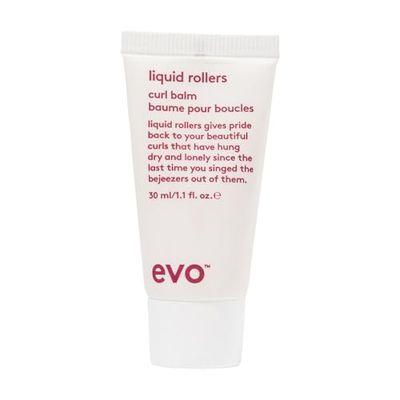 EVO Liquid Rollers Curl Balm - Hair Styling Balm - Enhances Natural Curls, Protects Frizz &amp; Improves Overall Condition - Travel Size, 30ml / 1.01fl.oz