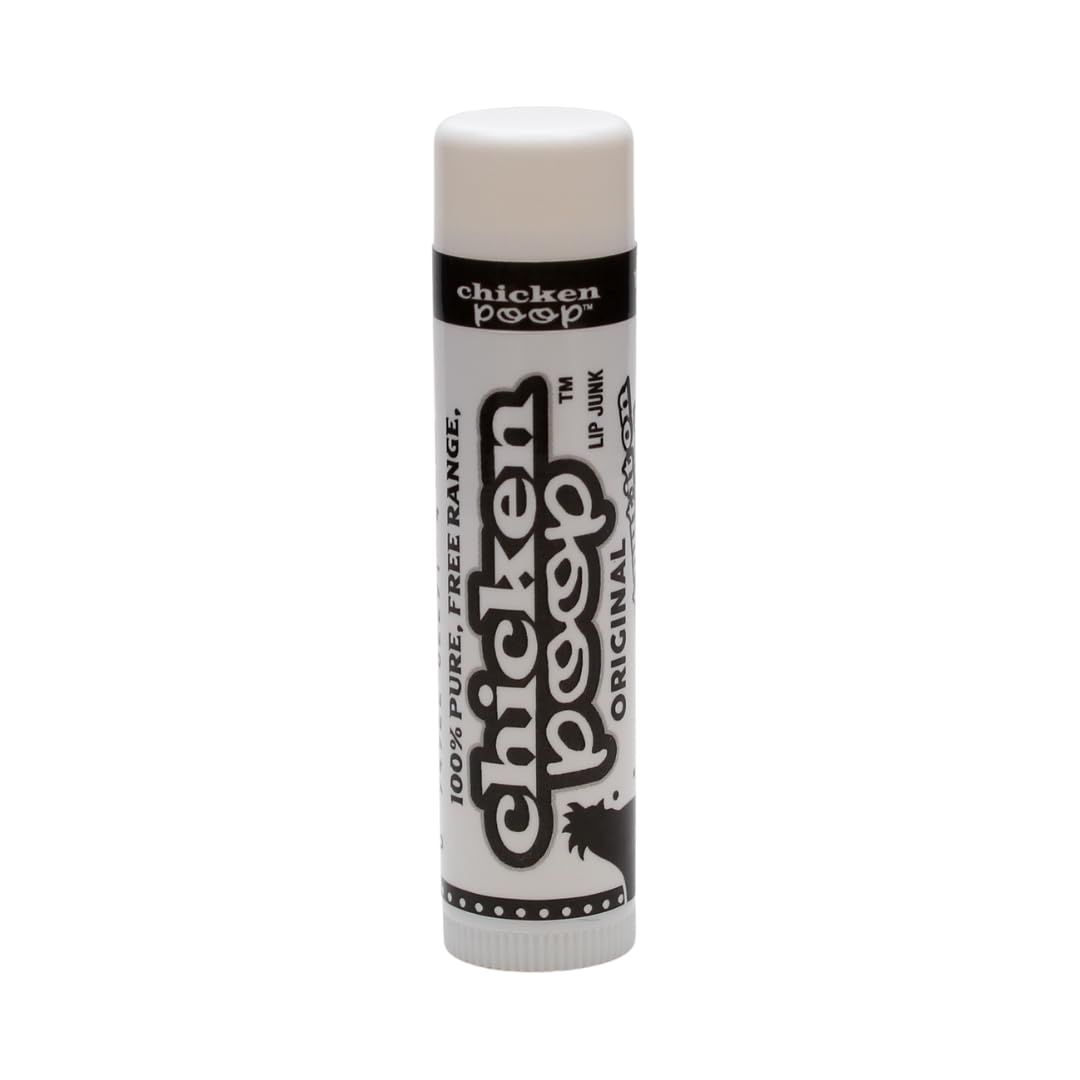 Simone Chickenbone Chicken Poop Lip Balm Display