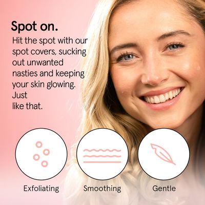 grace &amp; stella Award Winning Pimple Patches for Face - FSA HSA Hydrocolloid Acne Patches for Shrinking Zits, Whiteheads, Breakouts - Spot Stickers - Dermatologist-Tested, Vegan (Invisible, 36 Count)