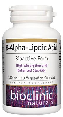 Bioclinic Naturals - R-Alpha-Lipoic Acid 100mg 60 vcaps