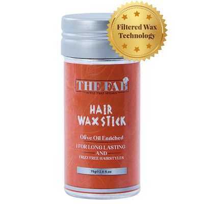 The Fab Hair Wax Stick for Women No Residue Scent Free Wax Stick for Hair Bun Maker -Tame Flyways, Non-Greasy Anti Frizz, All Day Hold, Pomade Edge Control Hair Stick Wax for Women &amp; Kids