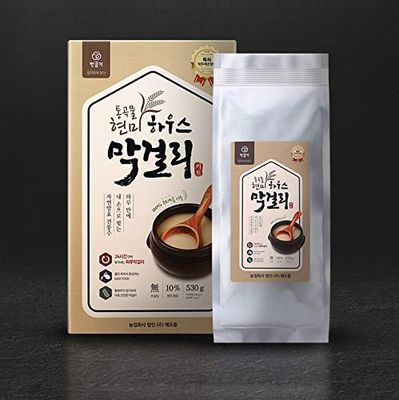 BanGongGi Whole Grain Brown Rice It is Korean Traditional Liquor Homemade House Makgeolli (Rice Wine) Making KIT 5 Bottles