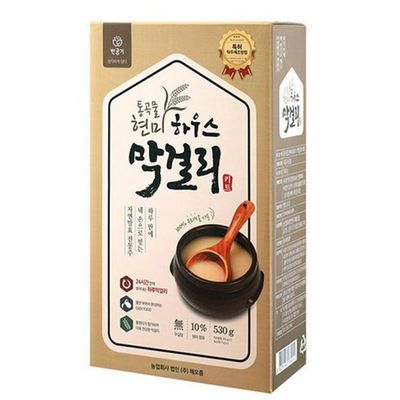 BanGongGi Whole Grain Brown Rice It is Korean Traditional Liquor Homemade House Makgeolli (Rice Wine) Making KIT 5 Bottles