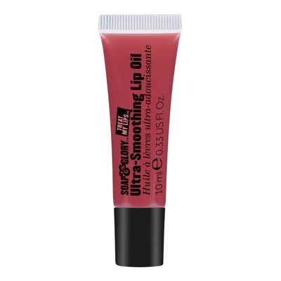 Soap &amp; Glory Treat My Lips Ultra-Smoothing Oil, Sheer Pink - Rosehip Oil Orchid Flower Extract Hydrating Treatment - Moisturizer for Fine Lines and Wrinkles Around Lips (10 ml)