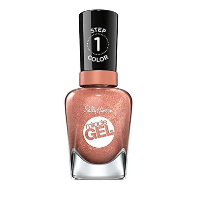 Sally Hansen Miracle Gel, Terra-Coppa, Long Lasting, Gel-Like Formula, No UV Lamp Needed, Orange Nail Polish
