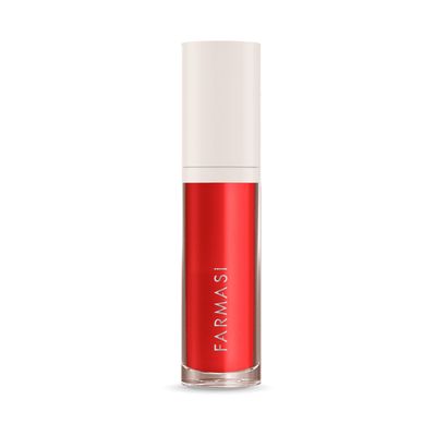FARMASi Tinted Lip Plumper, Plumping Lip Gloss, Promoting Natural Circulation for Fuller, Younger Looking Lips, Hydrating, High-Shine, Volumizes, 0.2 fl.oz (01 Fiery, 0.2)