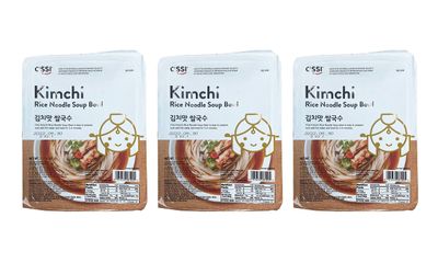 Assi Kimchi Rice Noodle Soup Bowl (3 Pack, Total of 9.51oz)