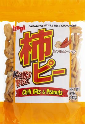 Hapi Kaki Pea Chili Bits, 5-Ounce (Pack of 6)