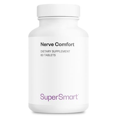 SuperSmart - Nerve Comfort (Advanced Formula) - with Alpha Lipoic Acid ALA, Acetyl-L-Carnitine, Benfotiamine &amp; Magnesium Supplement | Non-GMO &amp; Gluten Free - 60 Tablets