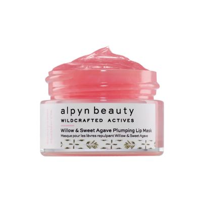 ALPYN Willow &amp; Sweet Agave Plumping Lip Mask | Hydrating Daily Lip Treatment For Softer, Smoother &amp; More Supple Lips | 0.35 oz / 10 g