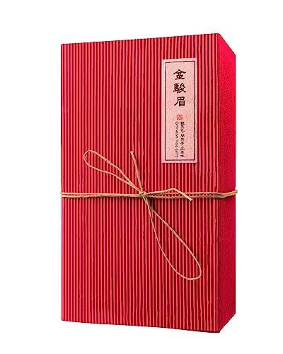 Luxtea Chinese Famous Tea - Premium Jin Jun Mei Black Tea - Golden Beautiful Eyebrow Authentic Chinese Black Tea -Grade AA (High Grade)