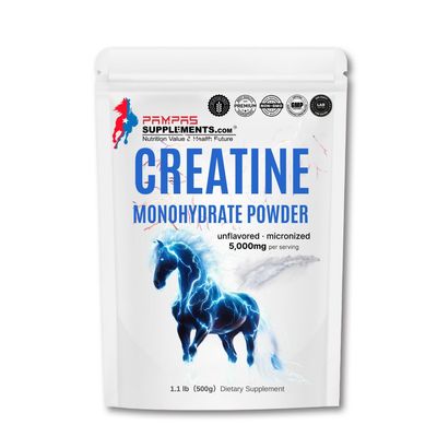 Creatine Monohydrate Powder 500 Grams (1.1 Lb), 5000mg Per Serv, Micronized Creatine Powder, Unflavored, Pure, No Filler, Keto &amp; Vegan, Easy Dissolve Pre Workout Creatine for Women and Men