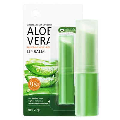 Aloe Vera Lip Balm Chapstick, Ultra Hydrating Plant-Based Formula for Soft Lips, 98 Natural Moisturizer, Long-Lasting Nourishment for Dry &amp; Sensitive Lips1PCS