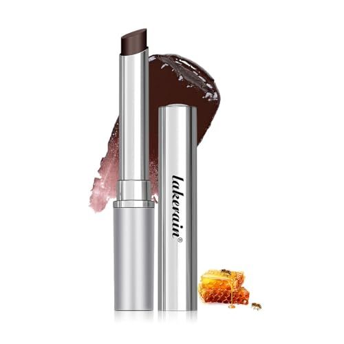 Honey Tinted Lip Balm - Hydrating &amp; Nourishing, Natural Glossy Sheer Finish, Moisturizing Care for Dry Lips - Black