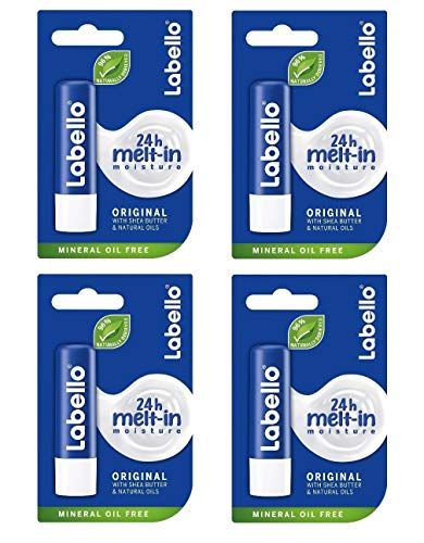 Labello Classic Care Lip Balm 5.5 ml /4.8g , pack of 4