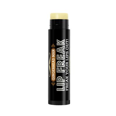 Doctor Lip Bang&#39;s BUZZING Lip Balm | Lip Freak | 100 All Natural | Cruelty Free | Flavoured Lip Freak (GingerHead Man)