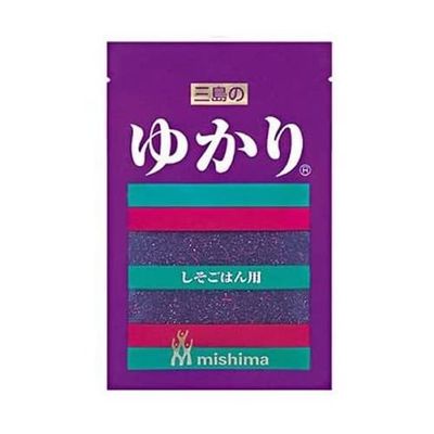&quot;Yukari&quot; Seasoning to Mix with Rice, Perilla Flavor 0.9oz 3pcs Japanese Sprinkle Mishima Foods Ninjapo