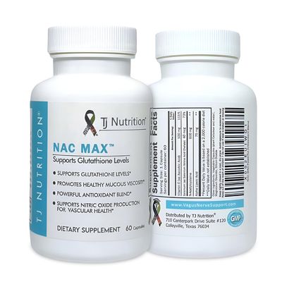 NAC MAX - The Ultimate N-Acetylcysteine Blend - supports immune system - respiratory health - liver health - better than NAC alone