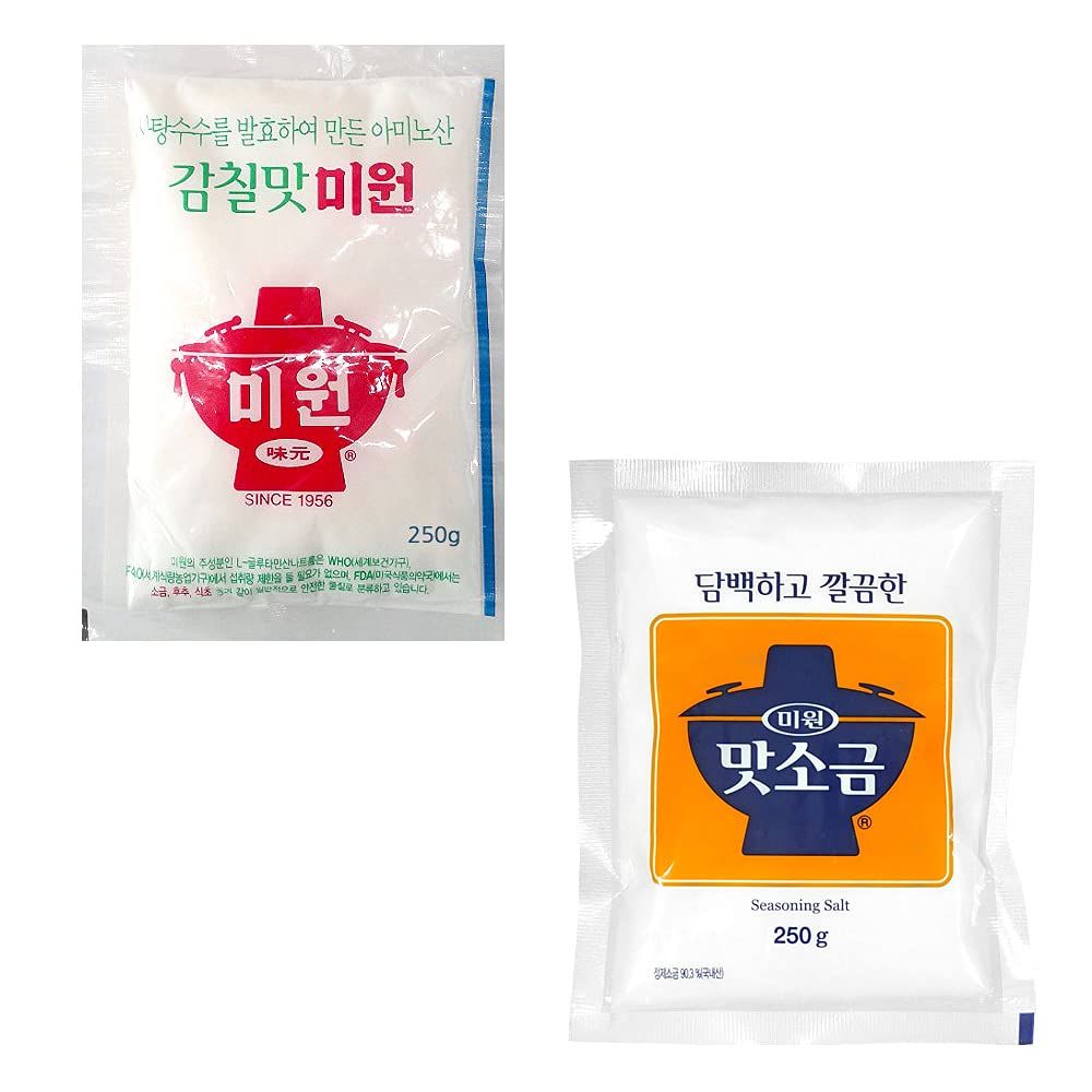 Generic Miwon MSG Monosodium Glutamate 8.8oz (250g) Seasoning Salt 8.8oz (250g) Korean Seasonings Korean Sauce