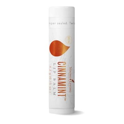 Young Living Cinnamint Lip Balm, 16 oz | Lip care | Refreshing &amp; Moisturizing for Soft, Smooth Lips | Vegetarian &amp; Gluten-Free | Made w/Coconut, Jojoba, &amp; Wolfberry Seed Oils | Spicy-Sweet Scent