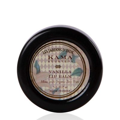 Kama Ayurveda Vanilla Lip Balm, 5g