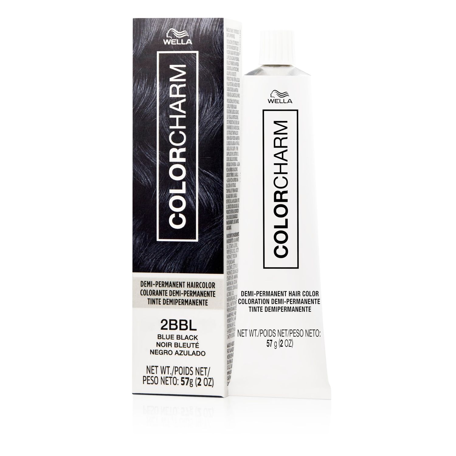 COLORCHARM Demi Permanent Hair Color | 2BBL Blue Black | Gloss, Refresh &amp; Tone | 2 Fl Oz