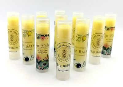 ZZYBIA Assorted Clear Lip Balm Label Sticker for Lip Balm Container Lip Balm Labels Paper Stickers 60pcs