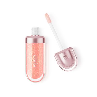 KIKO Milano 3D Hydra Lip Oil - Hydrating, Nourishing, High-Shine Lip Treatment, Non-Sticky, Moisturizing Formula with Vitamin E - 02 Atomic Orange - 6.5ml