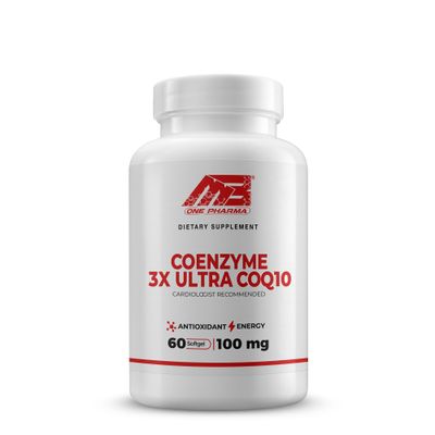 MB One Pharma-COQ10 Supplement (100mg) 60 Day supply-3x Ultra Superior Absorption, Antioxidant Defense - Supports Cellular Energy Production Heart Function-Non-GMO, Gluten-Free, High Absorption