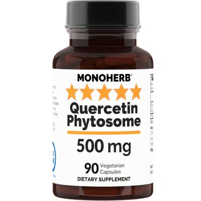 MONOHERB Quercetin Phytosome 500 mg - 90 Veg Capsules