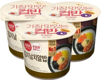 CJ Instant rice Hetbahn CupBan | Kimchi flying fish roe | (3bowls)