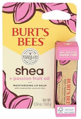 BURTS BEES Shea Passion Fruit Oil Lip Balm, 0.34 OZ