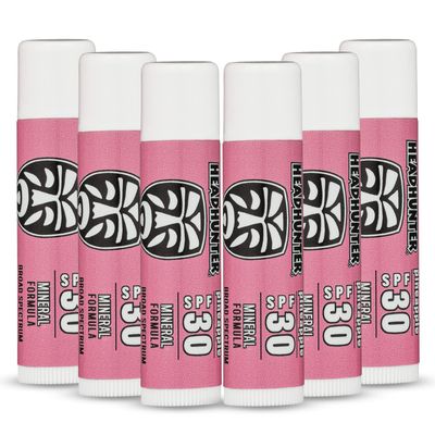 Headhunter Pineapple Sport Chapstick Sunscreen SPF 30, Natural Mineral Lip Balm For Sun Protection, Waterproof Lip Sunscreen For Ultra Sport Protection and Solar Defense, Reef Safe Sunblock Chap St...