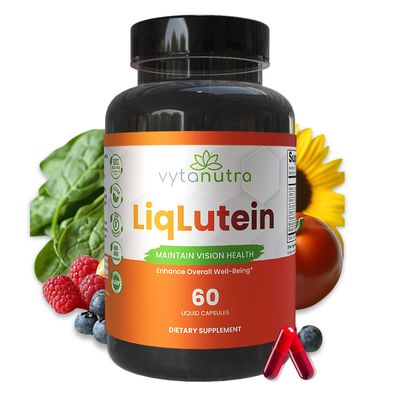 Vytanutra Liquid Lutein &amp; Zeaxanthin - Fast-Absorbing Eye Support for Blue Light &amp; Visual Health with Zinc, Vitamin A &amp; Antioxidants - 60 Veggie Liquid Capsules
