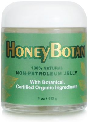 Beesaluxe HoneyBotan - 100 Natural Unpetroleum Skin Balm with Organic Ingredients - Petroleum Jelly Alternative for Lips, Hands, Baby Care, Makeup Remover, and More (4 Ounce)
