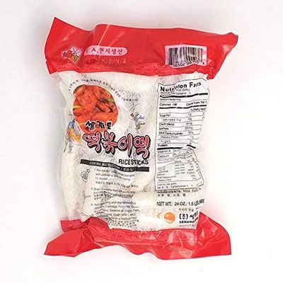 Sekero rice cake,Korean rice cake, Rice Sticks 24oz/pk (Pack of 1)
