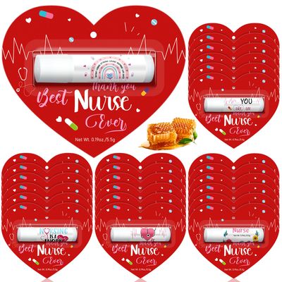 Sacubee 30 Pack Nurses Week 2025 Gifts Bulk Lip Balms Party Favors Nurse Appreciation Gifts Patient Access Week Gifts Thank You Inspirational Gifts for Midwife Doula Ob Nurse Day