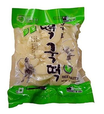 Sekero rice cake,Korean rice cake, Rice Ovaletts, 24oz/pk (Pack of 3)