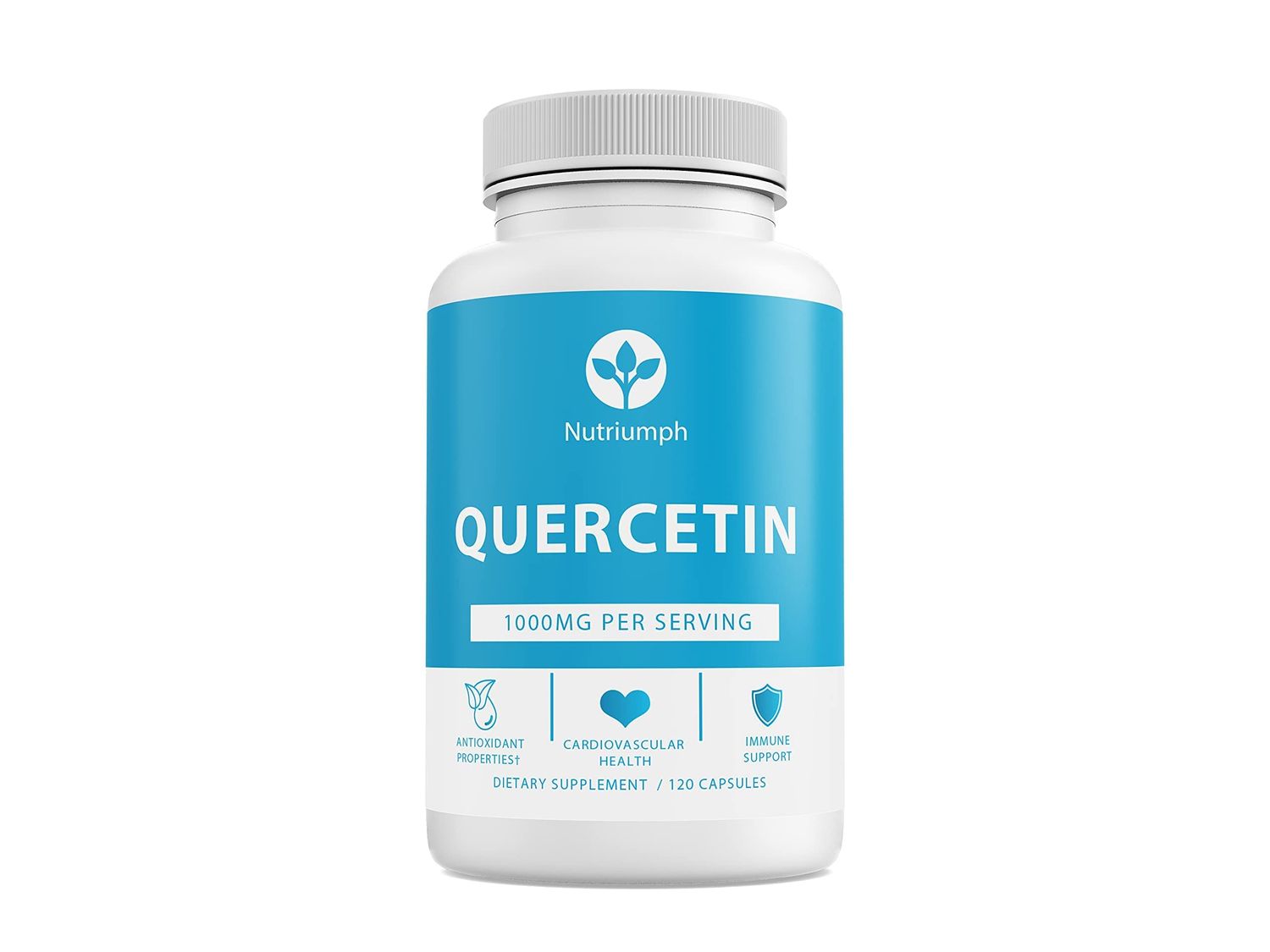 Nutriumph Quercetin 1000mg per Serving | Antioxidant Properties, Overall Health &amp; Immune Support Supplement | 120 Capsules