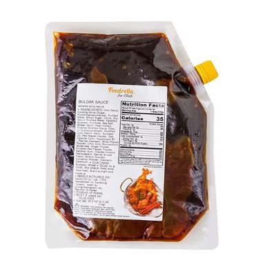 Foodrella Korean Fried Chicken Extremely Hot &amp; Spicy Buldak Sauce (), 2.2 LB (1kg)